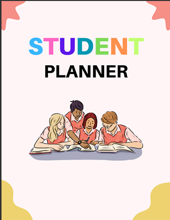Digital Student Planner with Stickers | Academic Organizer for Students